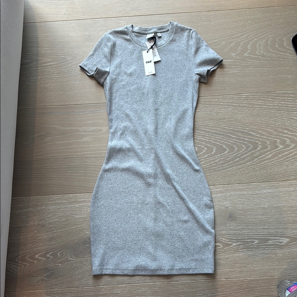 TNA Heather Gray Mini Dress